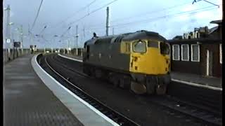 British Rail Scotrail-Newton on Ayr (inc Cl 26) Jan 1990