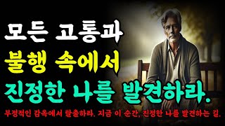 모든 고통과 불행속에서 진정한 나를 발견하라|부정적인 생각감옥에서 탈출하라 | 지금 이 순간, 진정한 나를 발견하는 길|오디오북|철학과지혜|부처님|법구경|반복|지혜의 등불