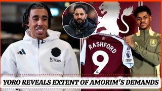 LENY YORO INTERVIEW offers insight into Marcus Rashford's Man Utd exit with Ruben Amorim admission.