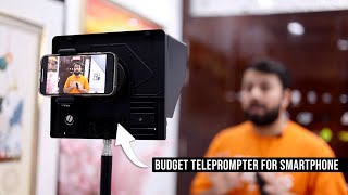 Budget Teleprompter For Smartphone \u0026 Cameras Under Rs.7500 in 2024