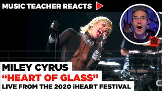 Music Teacher Reacts to Miley Cyrus "Heart of Glass" | Music Shed #55