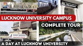 Lucknow University Campus Visit | Complete Campus Tour | Library, Faculty, Campus, Ground