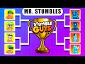 Mr. STUMBLES vs BLUE SPECIAL skins Tournament 🔥 Battle 1vs1 in Stumble Guys