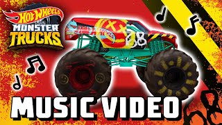 Live Fast Crush Hard 😎 ft. Monster Truck DEMO DERBY! Official MUSIC VIDEO 🎶 | Hot Wheels