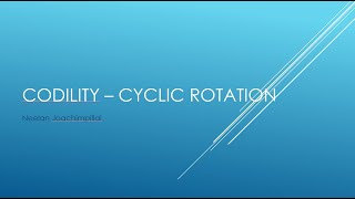 Codility - Cyclic Rotation (JavaScript) - Method 1 - Using JS Functions