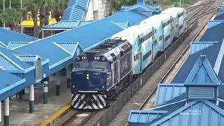 Colorful Palm Tree Trains!: Tri-Rail in Miami, Florida, USA 2021