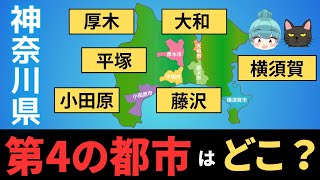 【神奈川県 第4、第5の都市はどこ？】横須賀、藤沢、平塚、大和、厚木、小田原の都会度を徹底比較！！