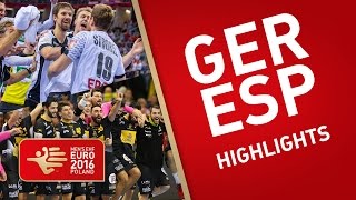 Final Highlights: Germany vs Spain | EHF EURO 2016