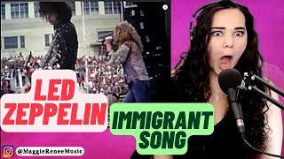 I DIDN'T KNOW THIS WAS A REAL SONG! Led Zeppelin Immigrant Song | Opera Singer Reacts
