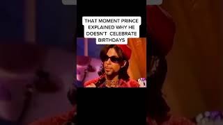 #prince #quotes #shorts Prince explains why he doesn't celebrate birthdays