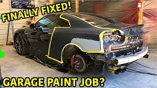 Rebuilding Our Wrecked Nissan GTR Again!!!