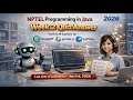 NPTEL Programming in Java – Week 2 Quiz Answers 2026 (Verified by Chatgpt, Gemini AI, Copilot )