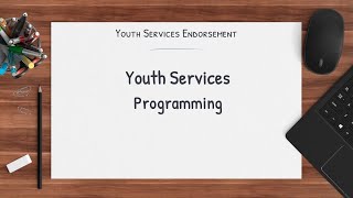 Library Services for Youth: Programming