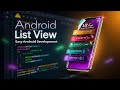 How to Create a ListView in Android Studio | Kotlin Tutorial