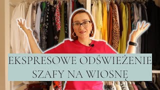 Wiosenne PORZĄDKI w mojej SZAFIE | Wyciągam WIOSENNE UBRANIA Stylololo