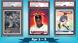 TOP 10 Highest Selling Baseball Cards from the Junk Wax Era on eBay | Apr 3 - 9, Ep 62