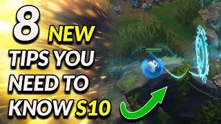 8 NEW TIPS You Need To Know Before Playing Ranked In Season 10 | Alcoves, Dragons, Gank Timings etc