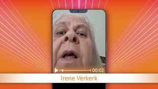 TV Oranje app videoboodschap - Irene Verkerk