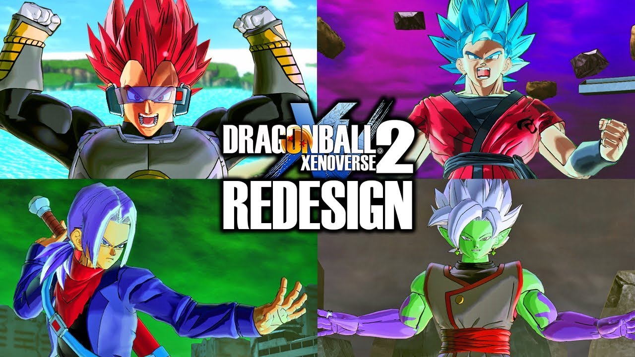 *NEW* XENOVERSE 2 REDESIGN PACK! Dragon Ball Xenoverse 2 All New ...