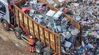Epic Scrap Yard Action in Liverpool! | Massive Shredder & Heavy Machinery in Full Force!