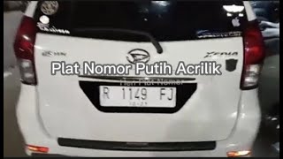 AVANZA,XENIA.CARA PASANG plat nomor ACRILIK #avanza  #platnomo#platnomor#xenia  #platnomormobil#