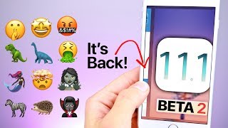 iOS 11.1 Beta 2 Released! New Emojis \u0026 More Features!