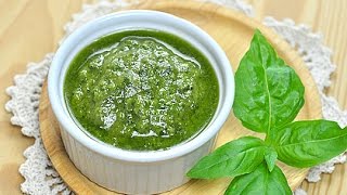 Pesto。松子蘿勒青醬