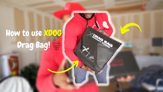 XDOG drag bag! How to use the drag bag and weighted vest!