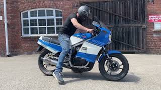 1985 GSXR400 running. Ref 6253