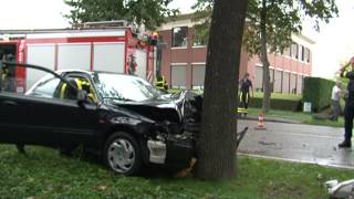 TVEllef: Auto tegen boom in Herten