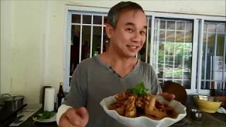 Chef Sam - how to cook yummy chicken wing with sesame oil and chinese sweet wine