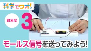 【自由研究】モールス信号を送ってみよう！