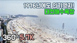 대한민국 최고의 피서지! 대천해수욕장 | 스카이바이크 | 짚트랙 | 보령시 | 360º VR 5.7K