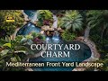 Courtyard Charm: Transform Your Outdoor Space with Intimate Mediterranean Idea & Frontyard Landscape