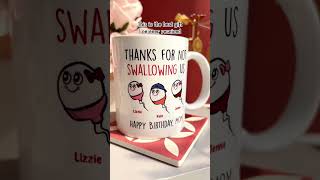 Thanks For Not Swallowing Us | Personalized Mug | Macorner Short