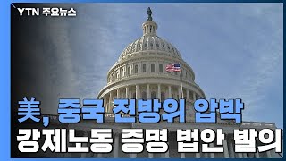 美, 중국 전방위 압박...강제노동 증명 법안 발의 / YTN