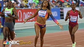 Gabby Thomas ties an Allyson Felix record with 200m win in Doha | NBC Sports