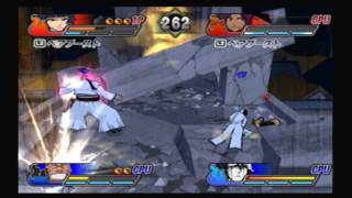 Bleach Blade Battlers 2nd Soi Fon and Yoruichi VS Yammy and Ulquiorra