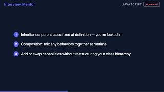 Composition vs Inheritance in JavaScript (Advanced)