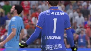 【FIFA19で世界の頂へ2019】 名古屋グランパスvsヘラクレス・アルメロ　ランゲラックのPKストップ  オンラインシーズン