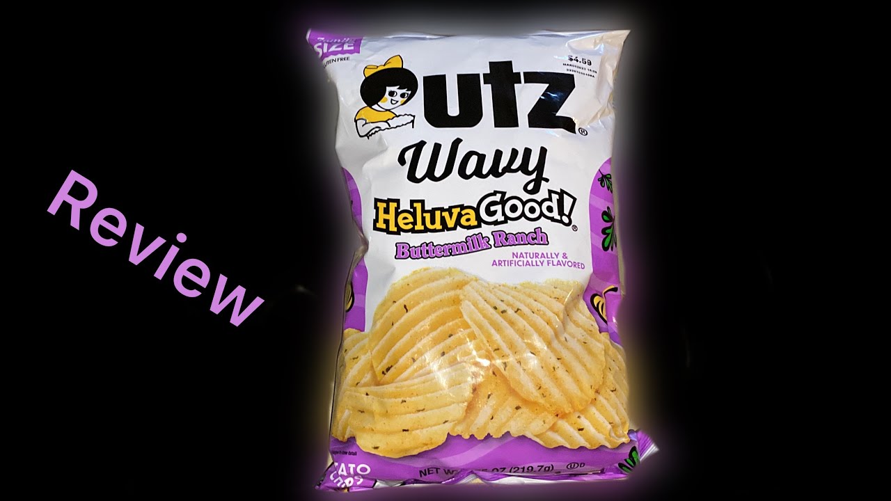 Utz Wavy Heluva Good! Buttermilk Ranch Review - YouTube