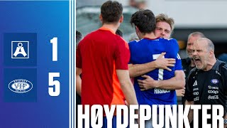 HØYDEPUNKTER: Åsane 1-5 Vålerenga