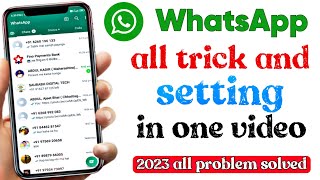 WhatsApp A to Z Settings 2023 | WhatsApp all Tricks & Setting in 1 Video| #whatsapp #whatsapptricks