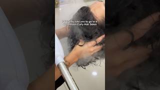 POV: they told you to go to a Colombian Curly Hair Salon…#shorts