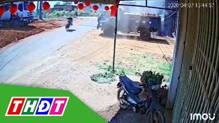 Chú rể gặp nạn vì vướng dây kéo xe tải giữa đường | THDT