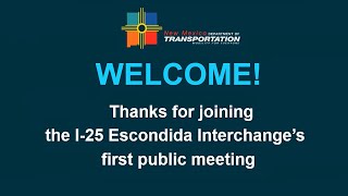 I 25 Escondida Interchange in Socorro County – April 4, 2023 | NMDOT