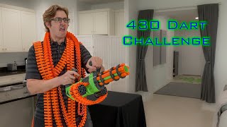 SHOOTING 430 NERF DARTS AS FAST AS POSSIBLE #16 | Adventure Force V-Twin