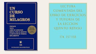 Libro ejercicios. Quinto repaso. Lección 174. (157-158)