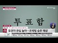 특집 개표방송 선택 2020 내일을 위한 선택 강원