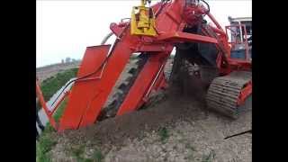 Barth Hollanddrain EGS 3000 Drainage Trencher / first run in the Netherlands